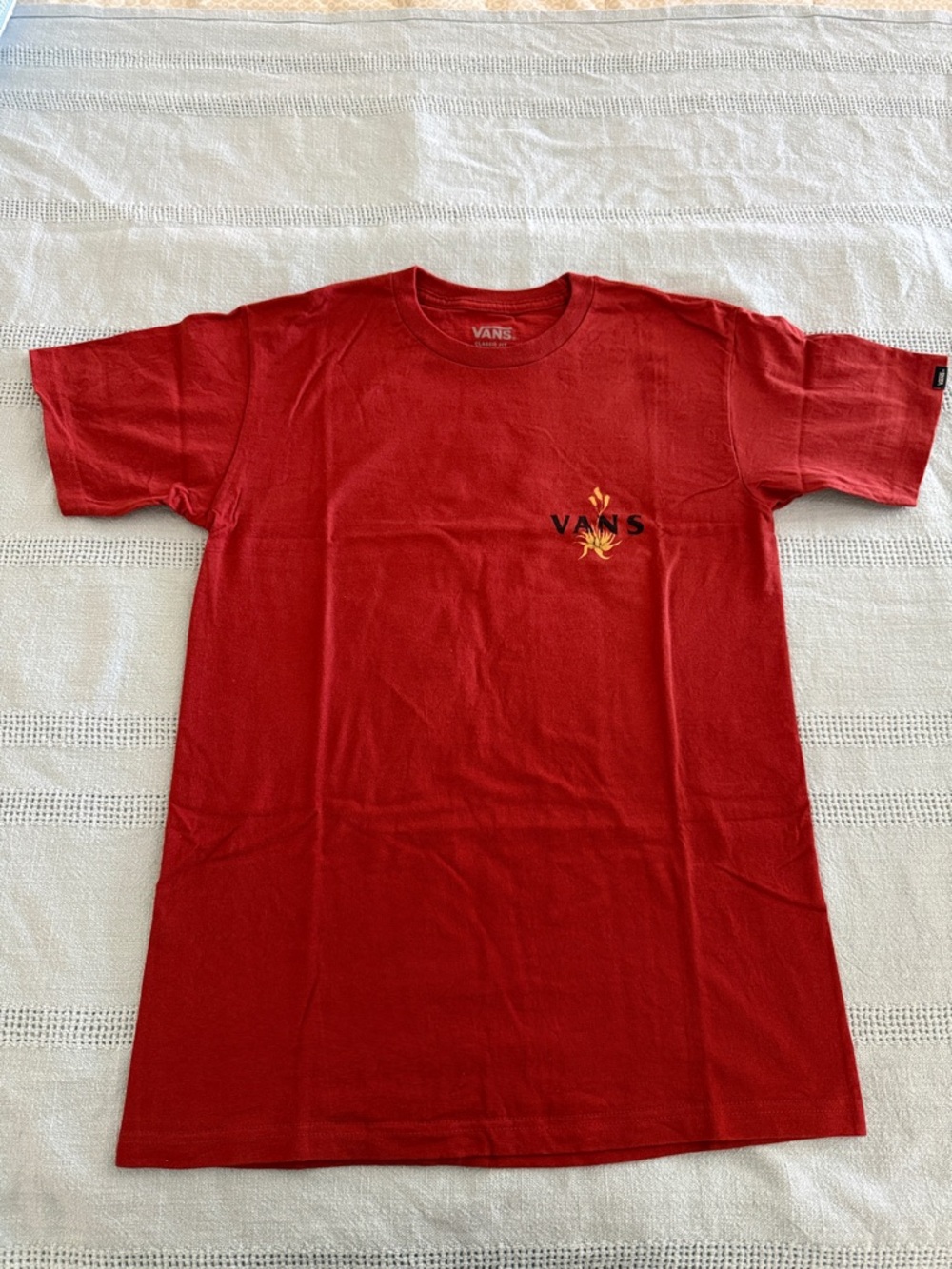 Vans Red Short-Sleeve Tee Classic Fit